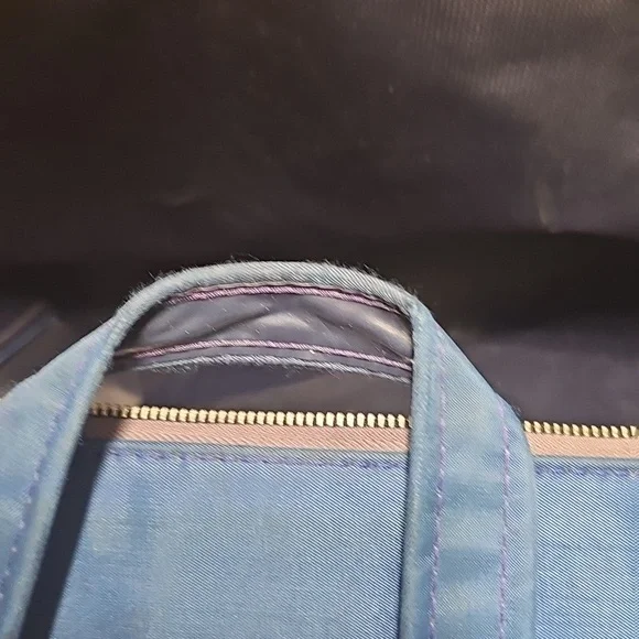 Vintage Panam Airlines Blue Nylon Travel Bag - Picture 6 of 6